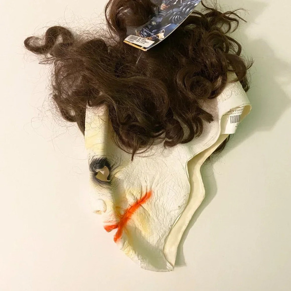 2009 Rubies Batman The Joker Adult 3/4 Mask with Hair  The Dark Knight - Picture 2 of 11